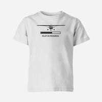 Thumbnail for Pilot In Progress (Cessna) Designed Children T-Shirts