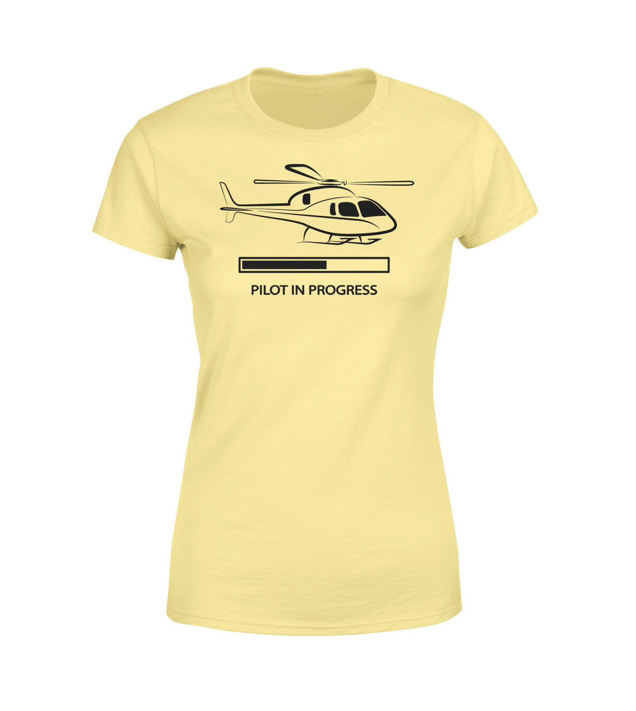 Pilot In Progress (Helicopter) Designed Women T-Shirts