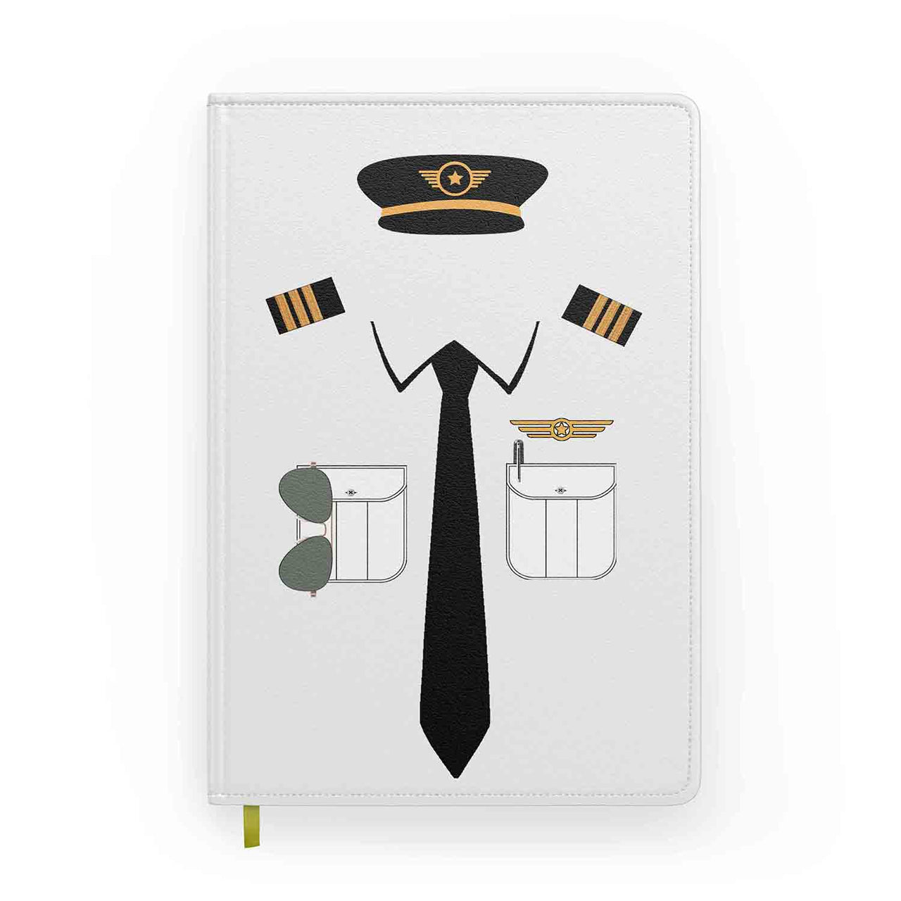 Customizable Name & Pilot Uniform Designed Notebooks