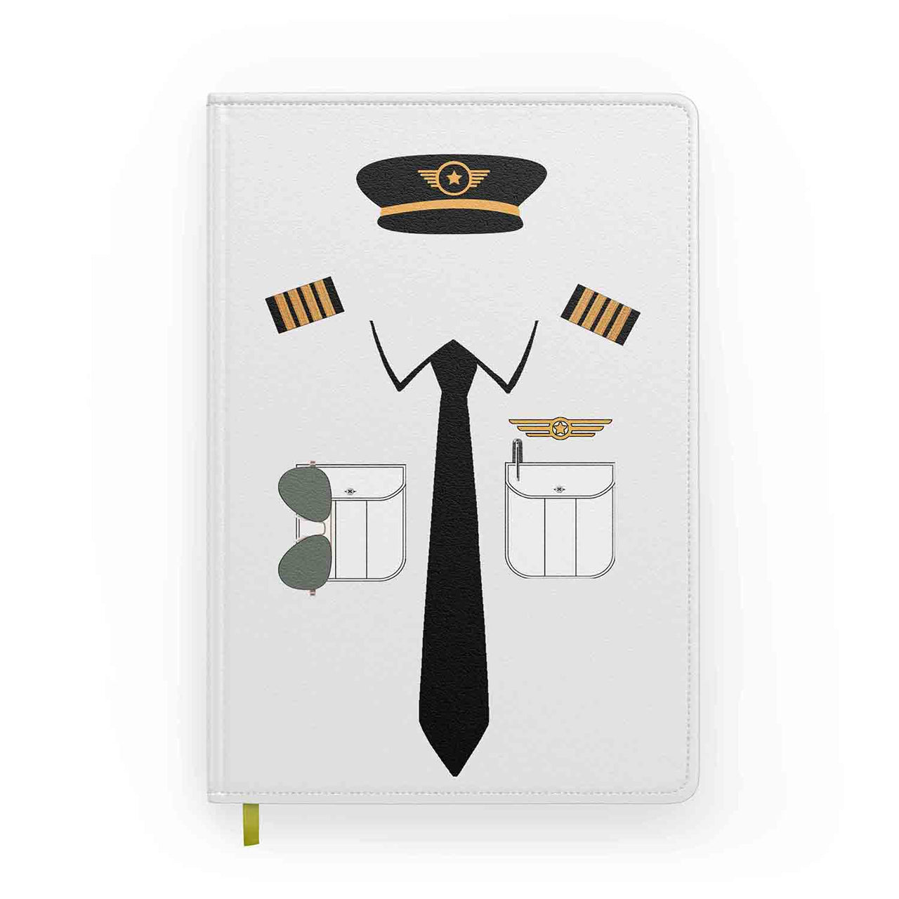 Customizable Name & Pilot Uniform Designed Notebooks