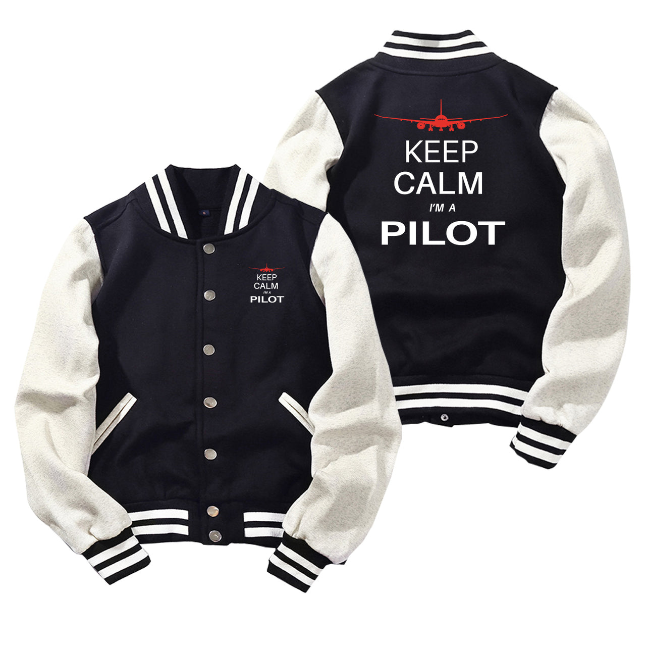 Pilot (777 Silhouette) Designed Baseball Style Jackets