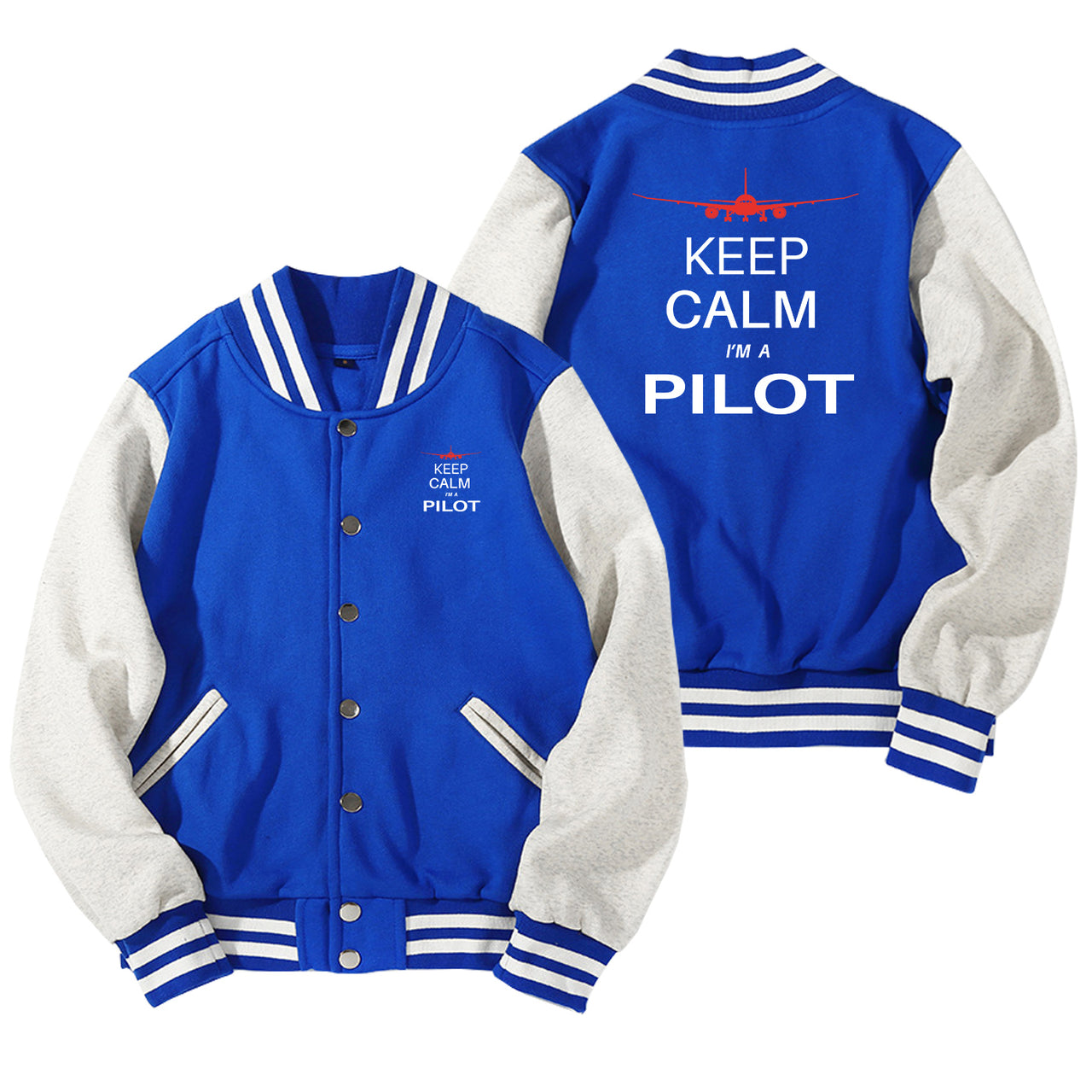 Pilot (777 Silhouette) Designed Baseball Style Jackets