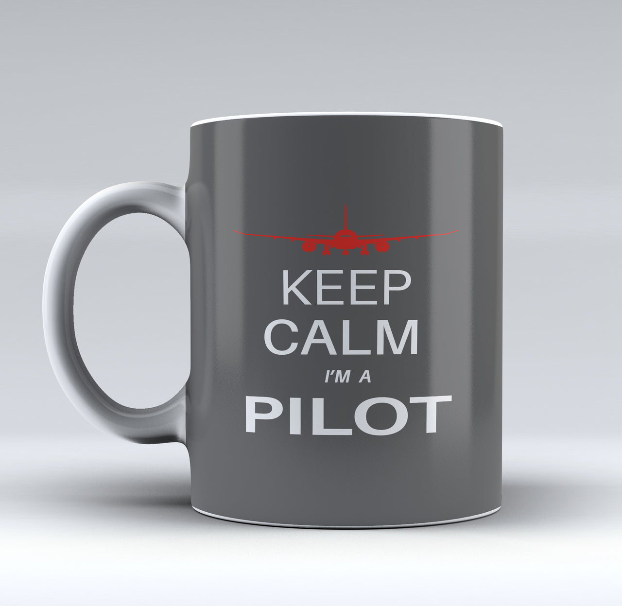 Keep Calm I'm a Pilot (777 Silhouette) Designed Mugs