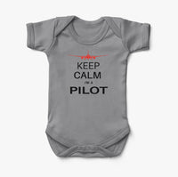 Thumbnail for Pilot (777 Silhouette) Designed Baby Bodysuits