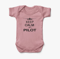 Thumbnail for Pilot (777 Silhouette) Designed Baby Bodysuits