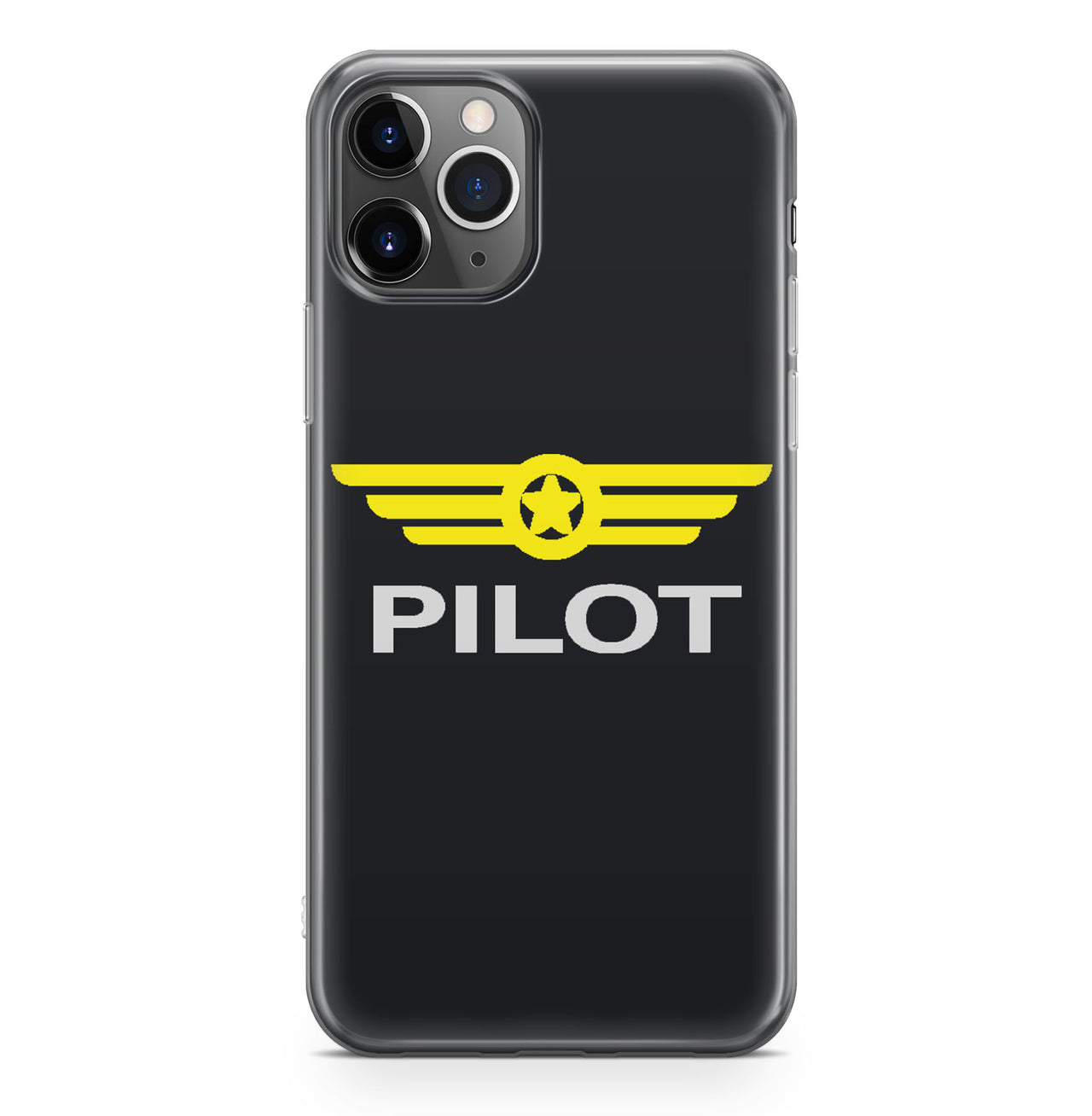 Pilot & Badge (+Customizable Name) Designed iPhone Cases