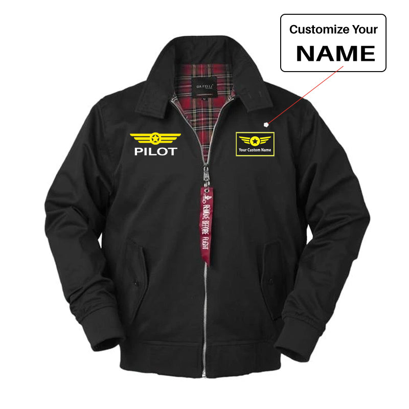 Pilot & Badge Designed Vintage Style Jackets