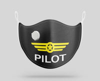 Thumbnail for Pilot & Badge Designed Face Masks