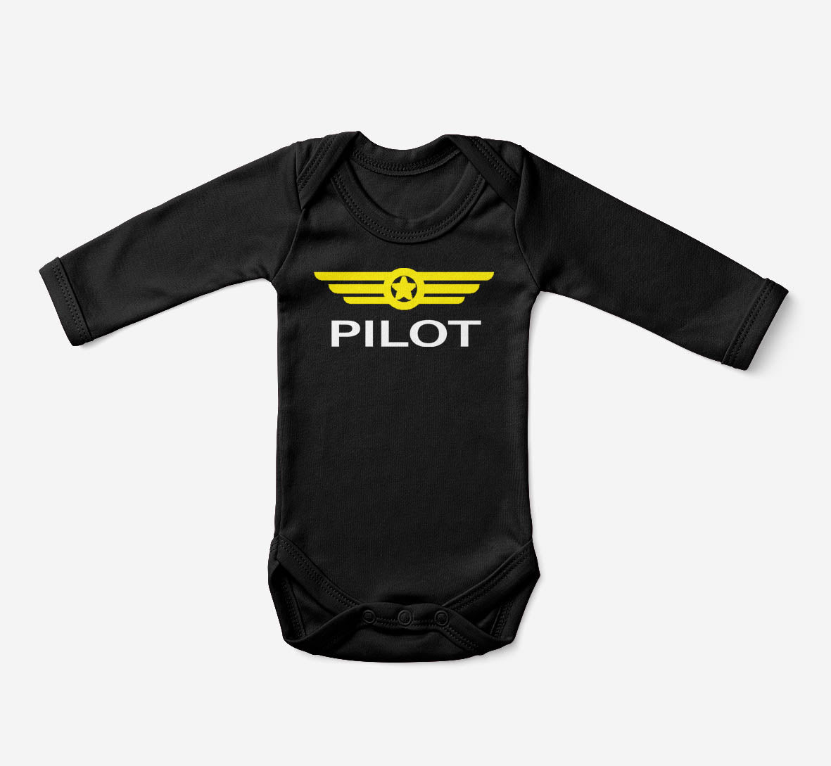 Pilot & Badge Designed Baby Bodysuits