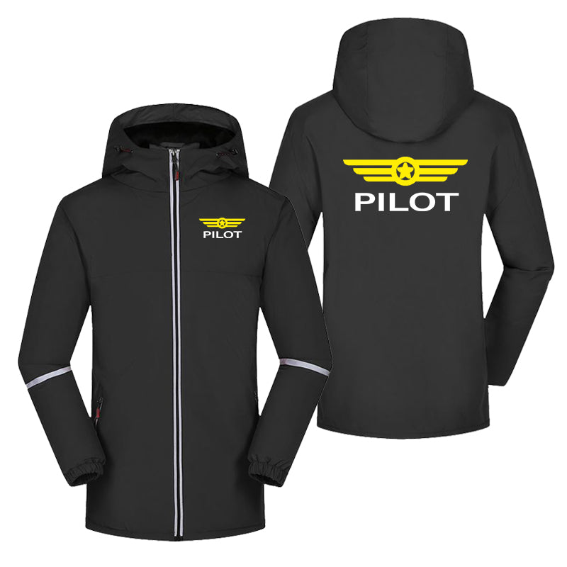 Pilot & Badge Designed Rain Coats & Jackets