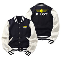 Thumbnail for Pilot & Badge Designed Baseball Style Jackets
