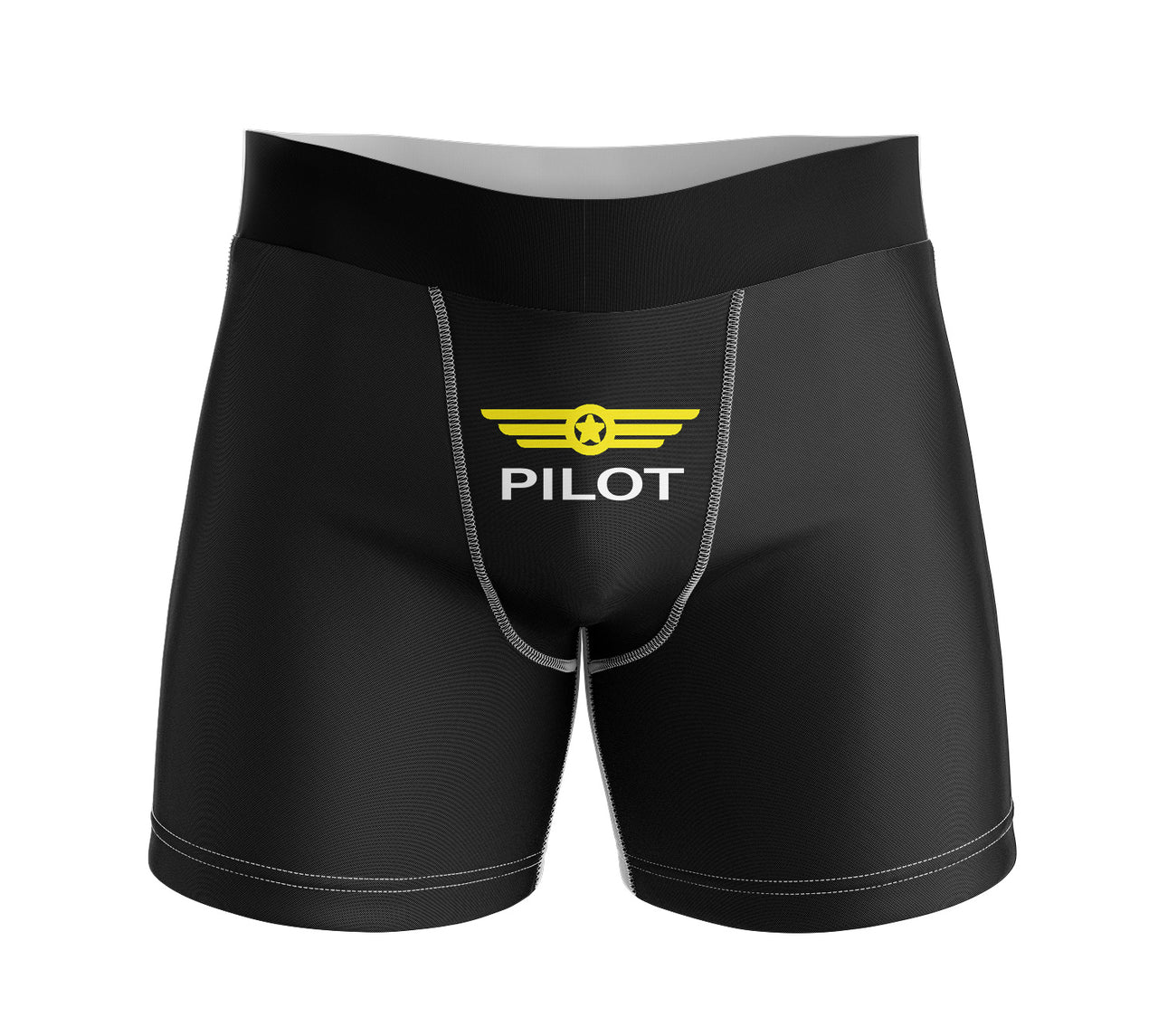 Pilot & Badge Designed Men Boxers