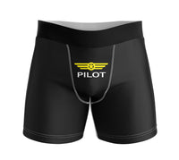 Thumbnail for Pilot & Badge Designed Men Boxers