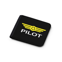 Thumbnail for Customizable Name & Pilot Badge Designed Wallets