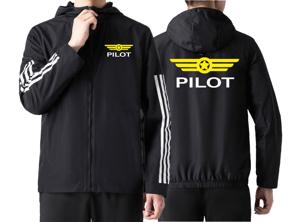 Pilot & Badge Designed Sport Style Jackets