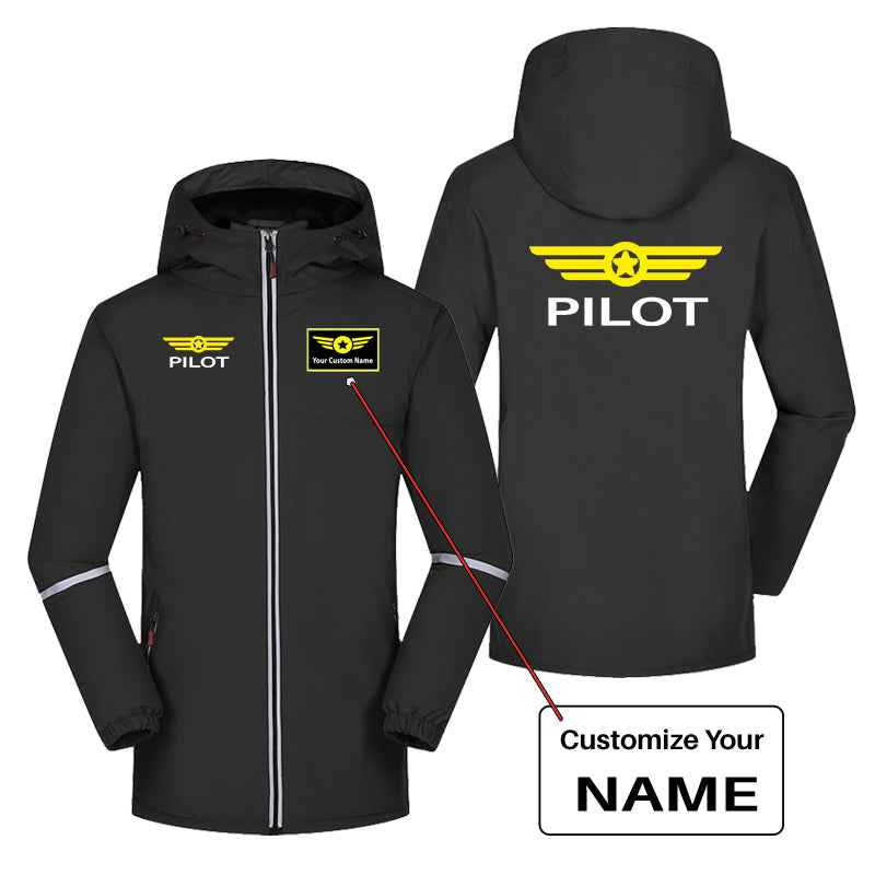 Pilot & Badge Designed Rain Coats & Jackets