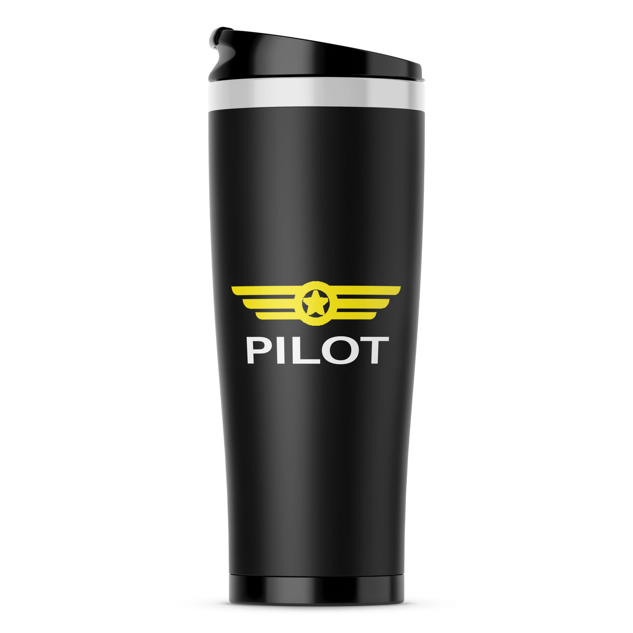 Pilot & Badge Designed Travel Mugs
