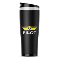 Thumbnail for Pilot & Badge Designed Travel Mugs