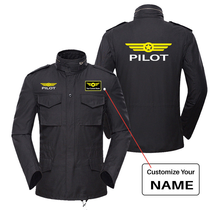 Pilot & Badge Designed Military Coats