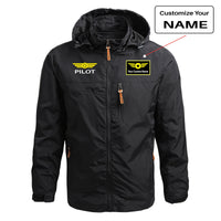Thumbnail for Pilot & Badge Designed Thin Stylish Jackets