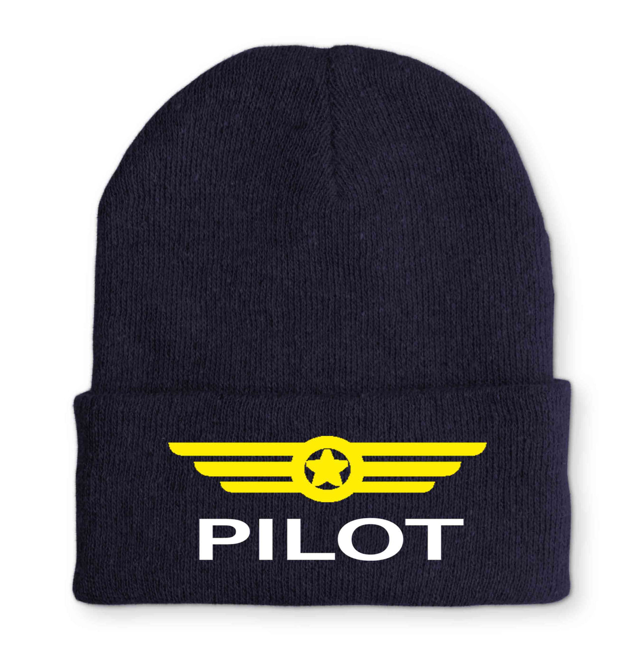 Pilot & Badge Embroidered Beanies