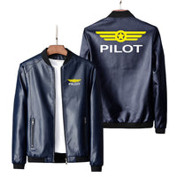 Thumbnail for Pilot & Badge Designed PU Leather Jackets