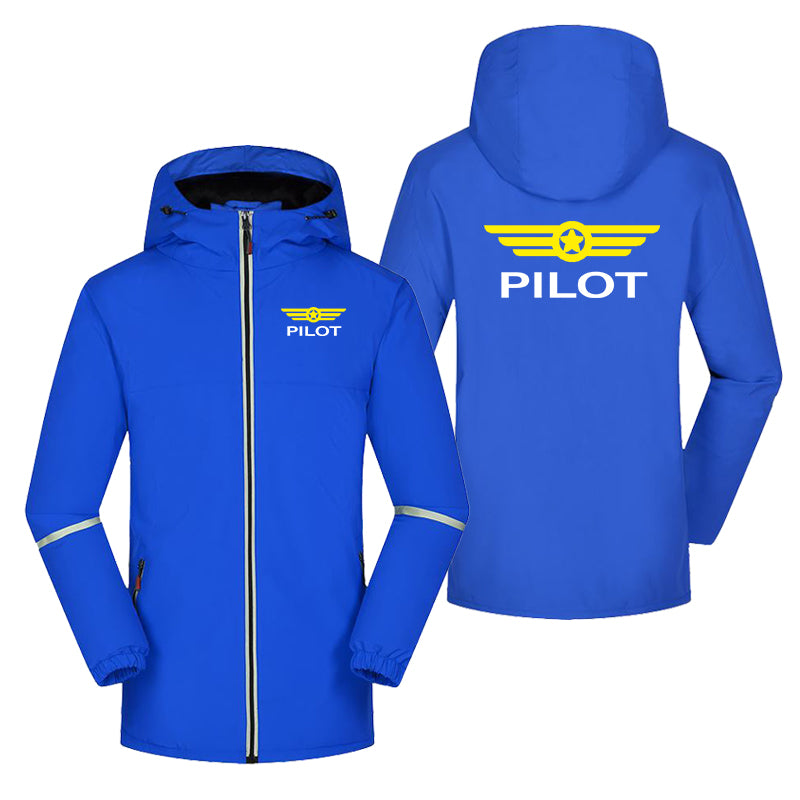 Pilot & Badge Designed Rain Coats & Jackets