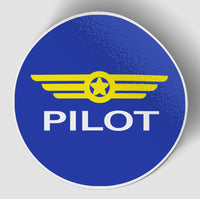 Thumbnail for Pilot & Badge Blue Designed Stickers