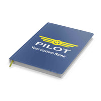 Thumbnail for Customizable Name & PILOT BADGE Designed Notebooks