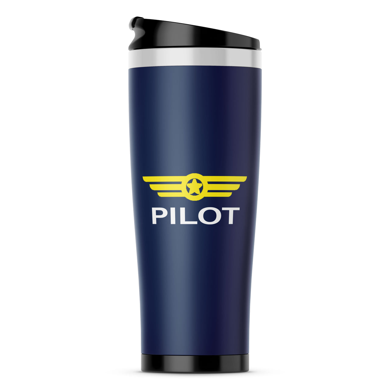 Pilot & Badge Designed Travel Mugs