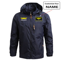 Thumbnail for Pilot & Badge Designed Thin Stylish Jackets