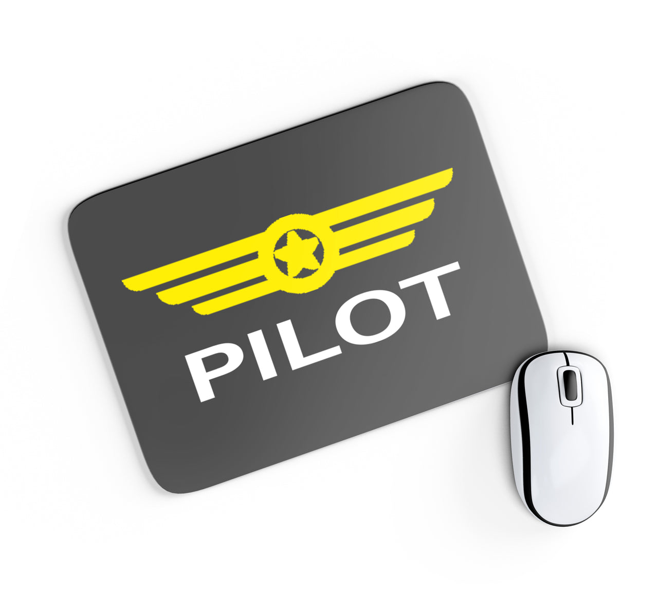 Pilot & Badge Designed Mouse Pads