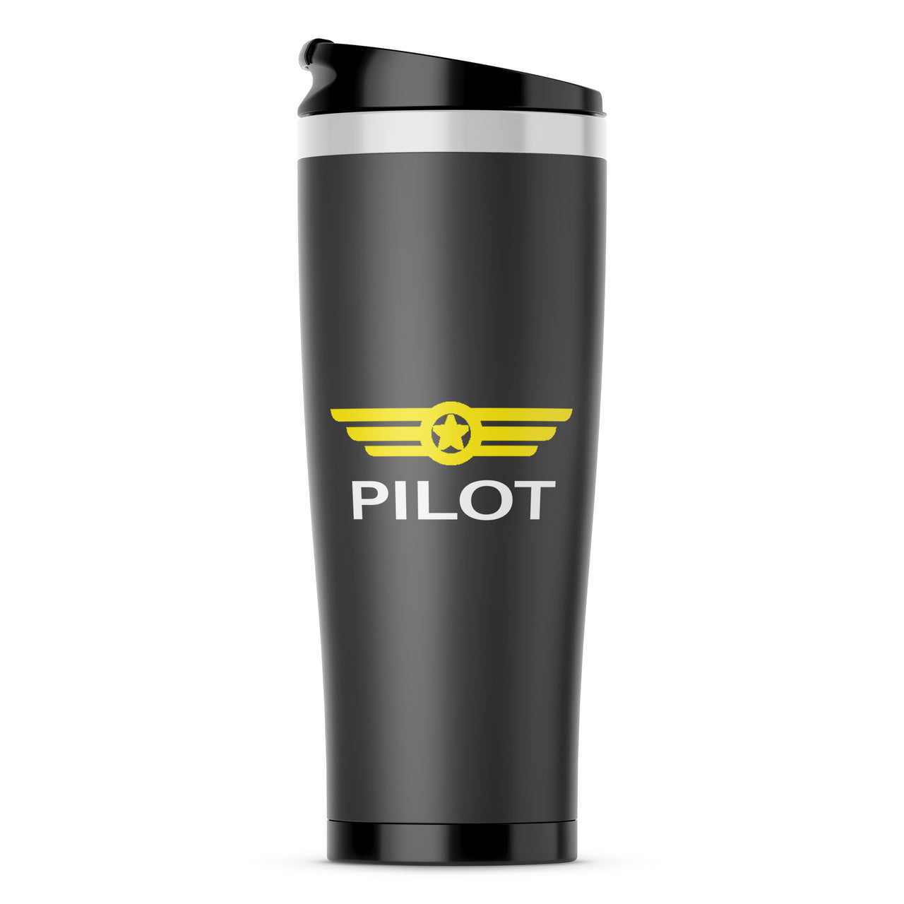 Pilot & Badge Designed Travel Mugs