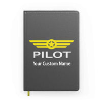 Thumbnail for Customizable Name & PILOT BADGE Designed Notebooks