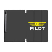 Thumbnail for Pilot & Badge Designed Samsung Tablet Cases