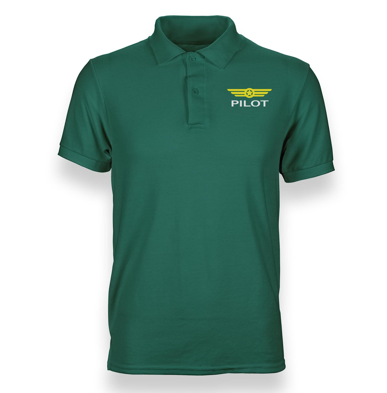 Pilot & Badge Designed Polo T-Shirts