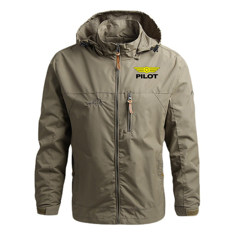 Pilot & Badge Designed Thin Stylish Jackets
