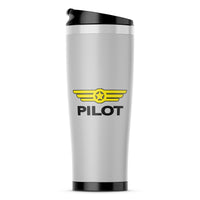 Thumbnail for Pilot & Badge Designed Travel Mugs