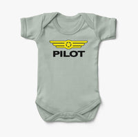 Thumbnail for Pilot & Badge Designed Baby Bodysuits