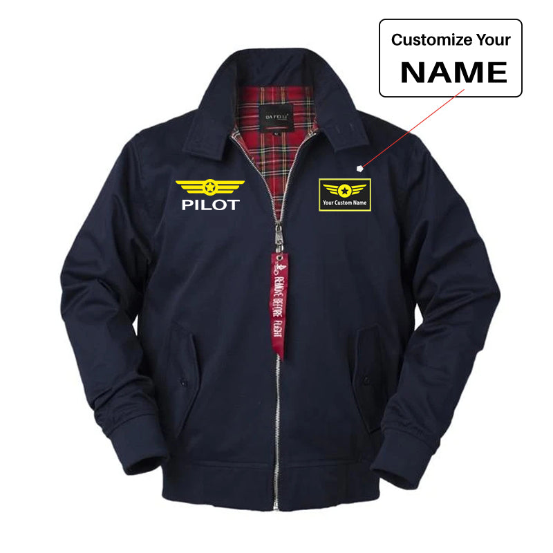 Pilot & Badge Designed Vintage Style Jackets
