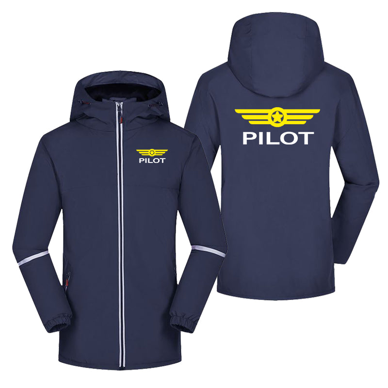 Pilot & Badge Designed Rain Coats & Jackets