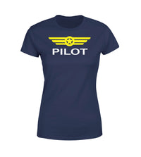 Thumbnail for Pilot & Badge Designed Women T-Shirts