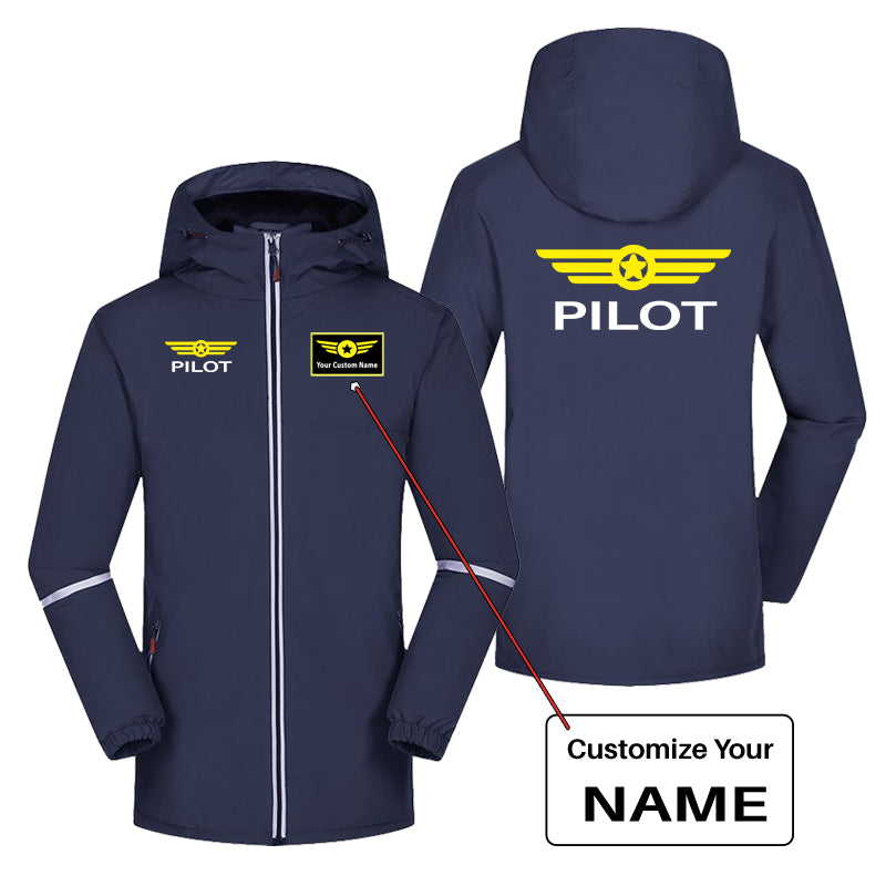 Pilot & Badge Designed Rain Coats & Jackets