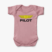 Thumbnail for Pilot & Badge Designed Baby Bodysuits