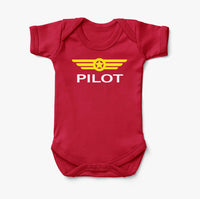 Thumbnail for Pilot & Badge Designed Baby Bodysuits