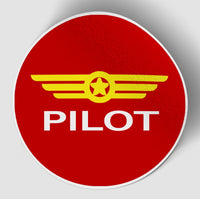 Thumbnail for Pilot & Badge Red Designed Stickers