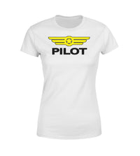 Thumbnail for Pilot & Badge Designed Women T-Shirts