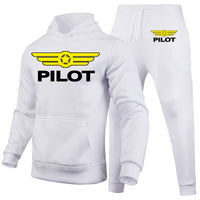 Thumbnail for Pilot & Badge Designed Hoodies & Sweatpants Set