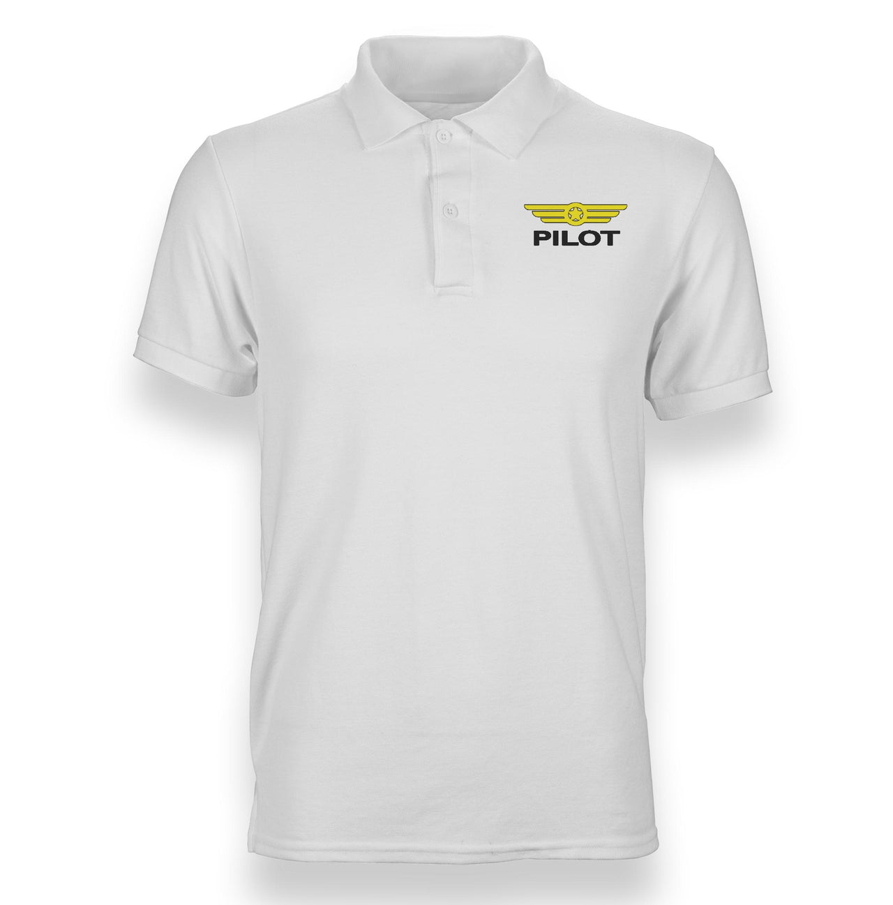 Pilot & Badge Designed Polo T-Shirts