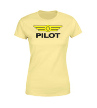 Thumbnail for Pilot & Badge Designed Women T-Shirts